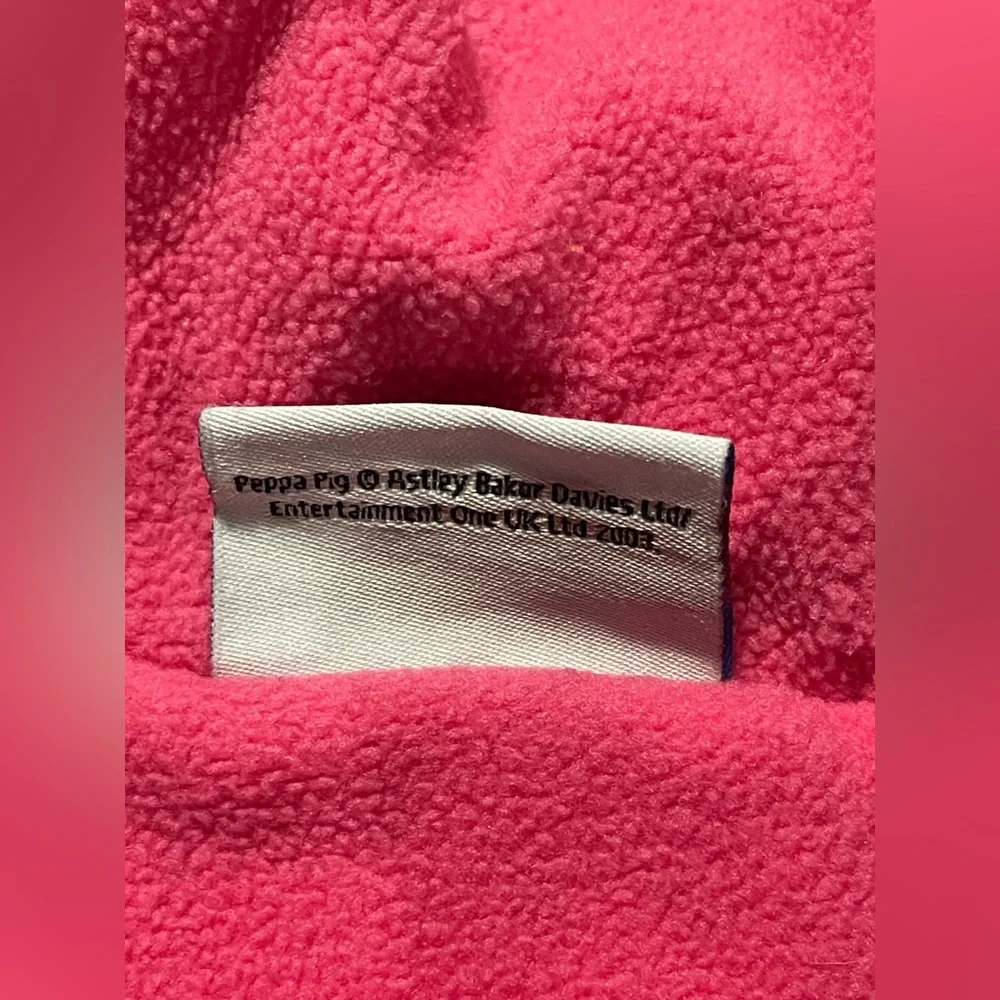 Vintage Y2K Peppa Pig Fleece Puffer‎ Toddler Jacket 2T